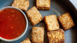 Receita fácil de tofu crocante