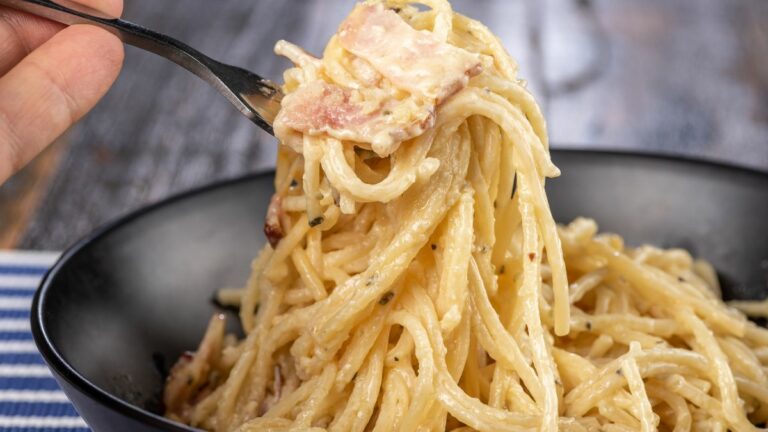 Receita de Espaguete à Carbonara