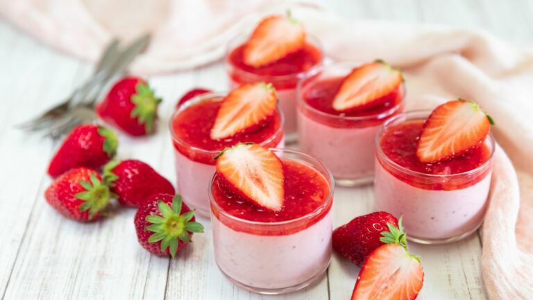 Receita de Mousse de Morango