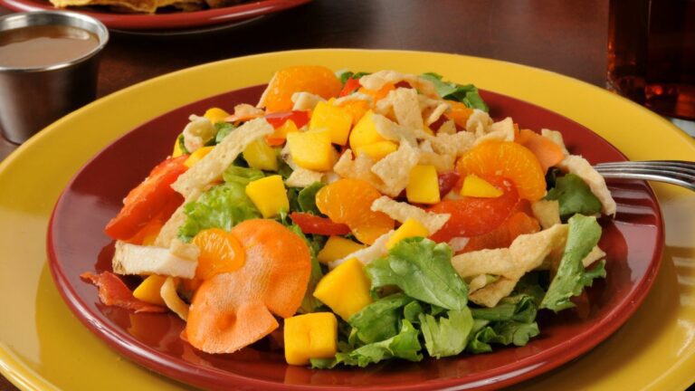 Salada tropical para o Natal!