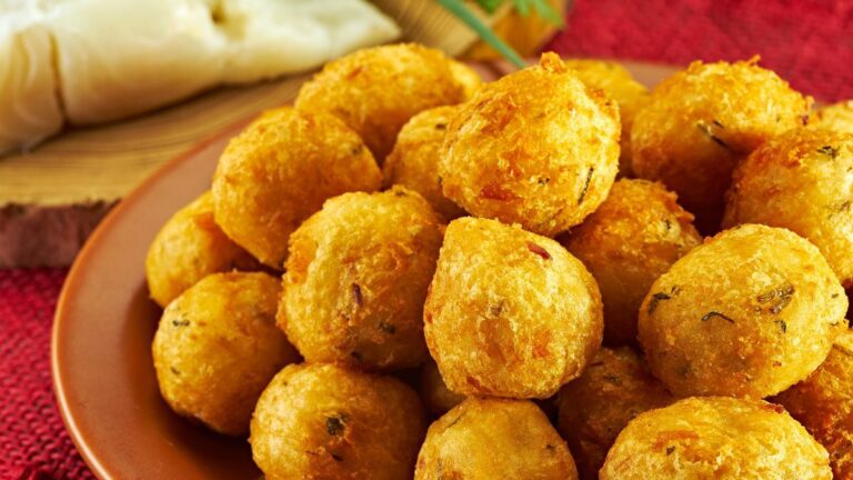 Bolinho de bacalhau para o Natal!