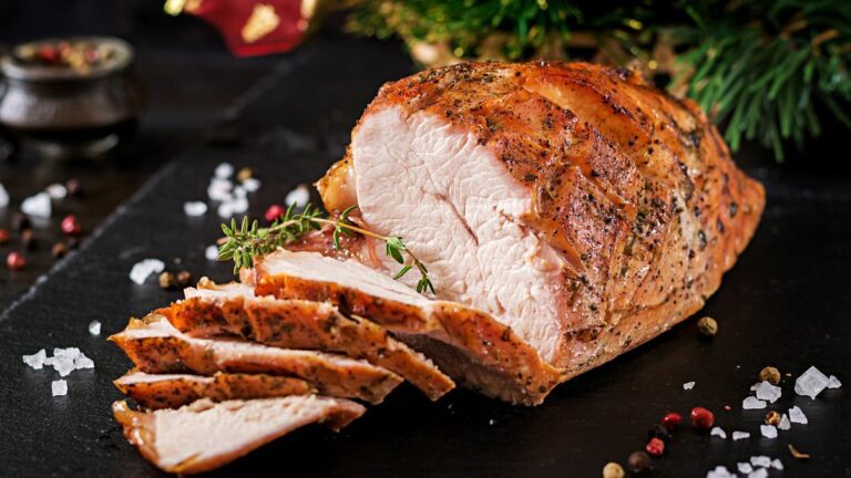 Pernil assado com mostarda para o Natal!