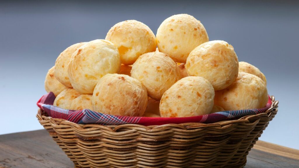 Pão de queijo com  3 ingredientes 