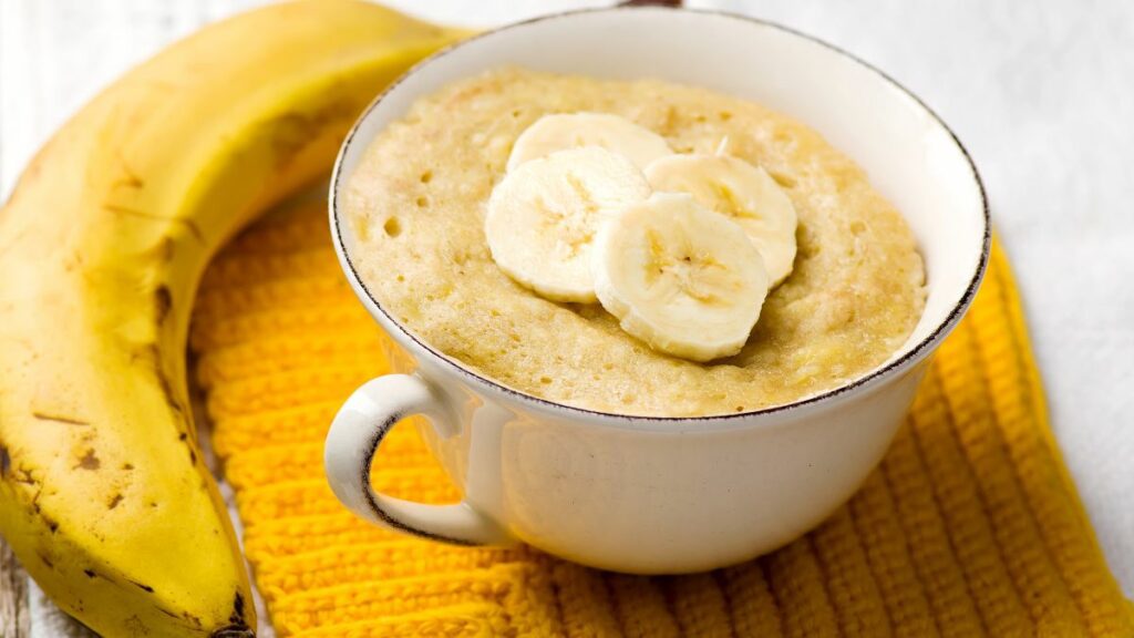 Bolo de Banana na Caneca!