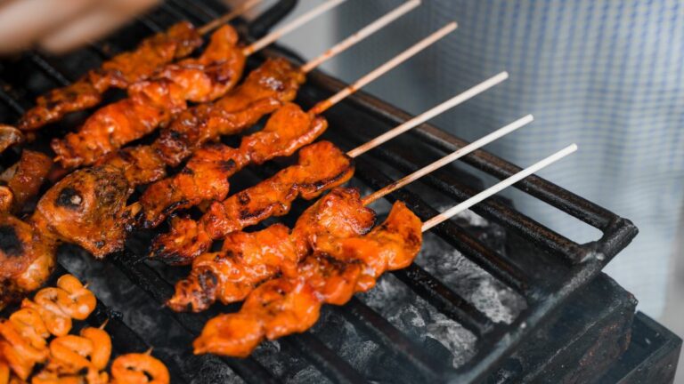 Espetinho de frango para a Festa Junina!