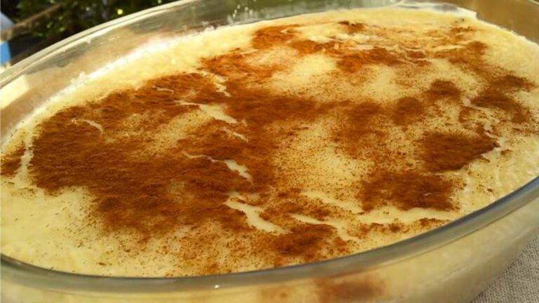 arroz doce cremoso da vovó