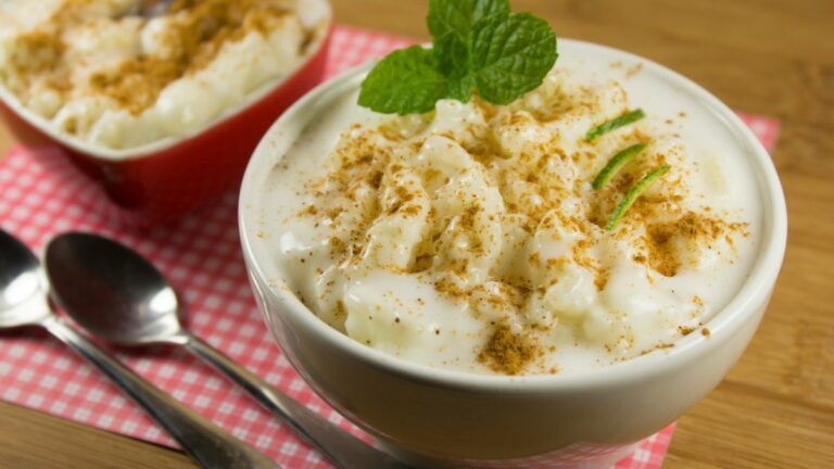 Arroz doce vegano!