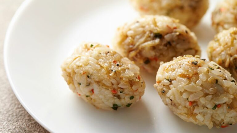 Bolinho de arroz vegano!