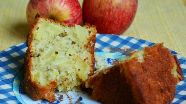 Bolo de maçã fit!