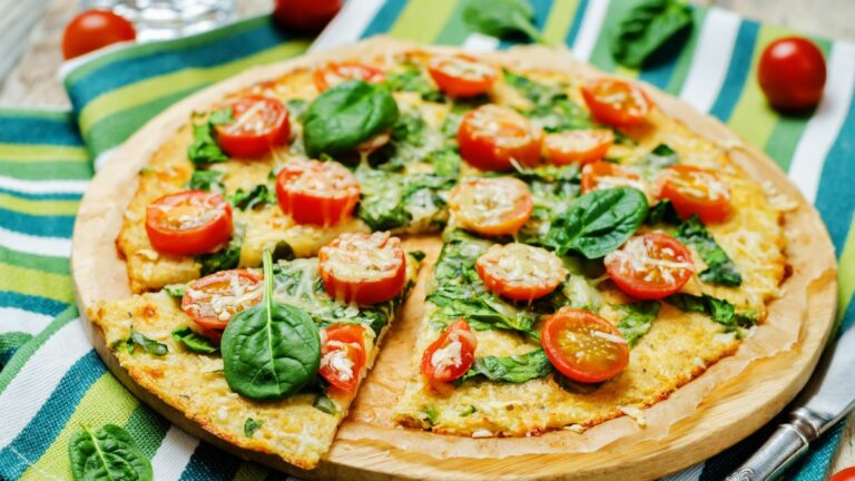 Pizza de couve-flor Low Carb!