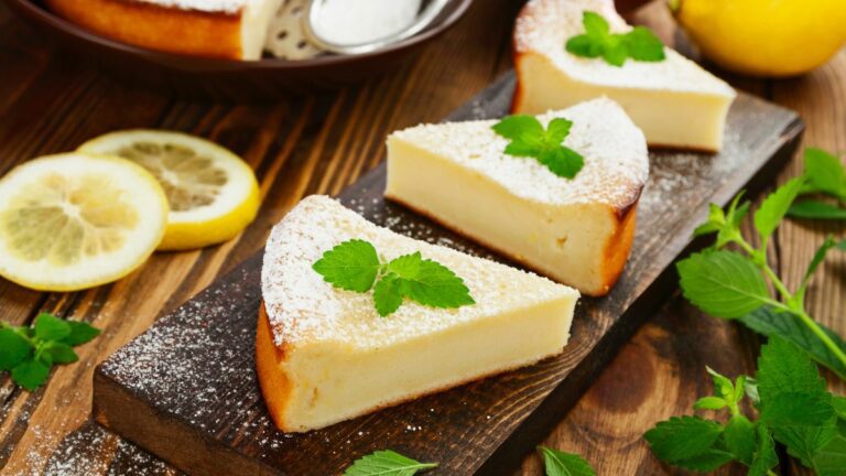 Torta de limão cremosa sem gelatina