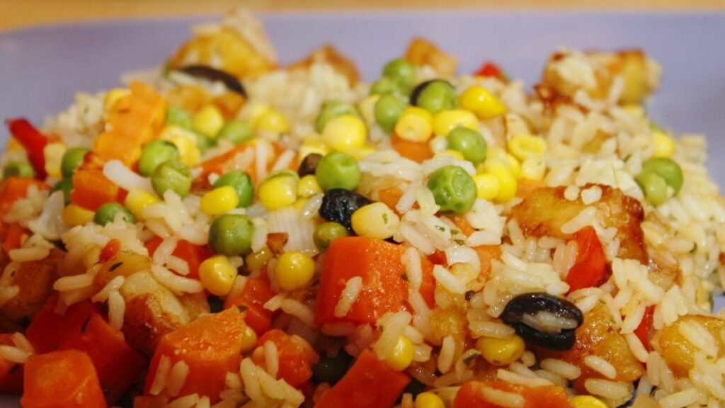 Arroz da tasmania vegano!