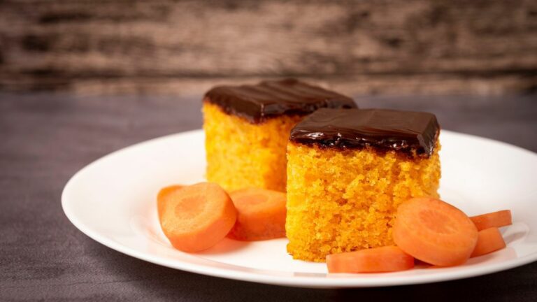 Bolinho de cenoura vegano!