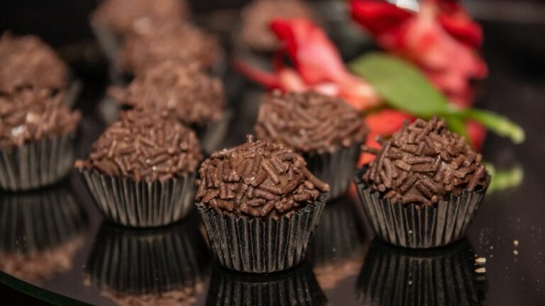 Brigadeiro de inhame vegano!