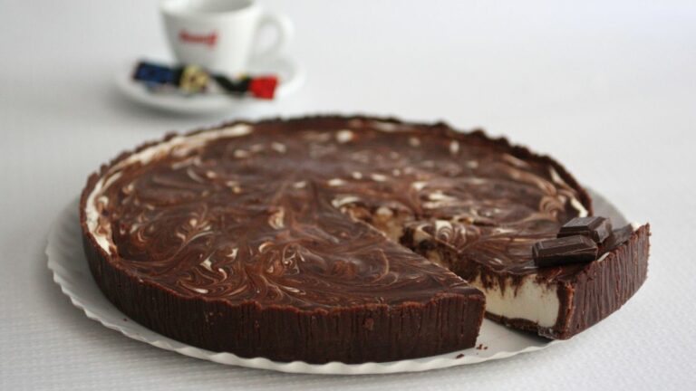 Torta de limão com chocolate