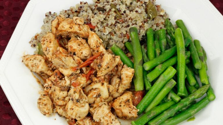 Quinoa com frango fit!