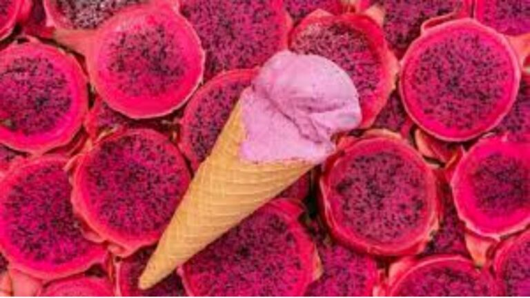 Sorvete de pitaya vegano!