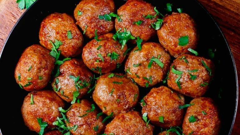 Bolinho de carne moída!