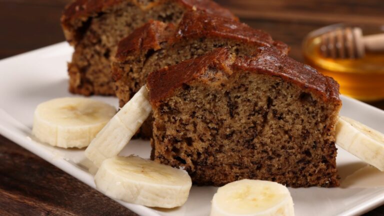 Bolo de banana integral!