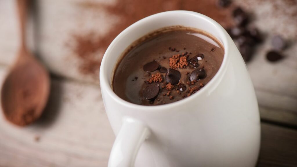 Chocolate quente fit!