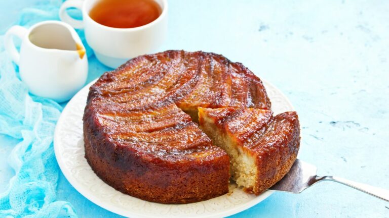 Torta de banana caramelizada!